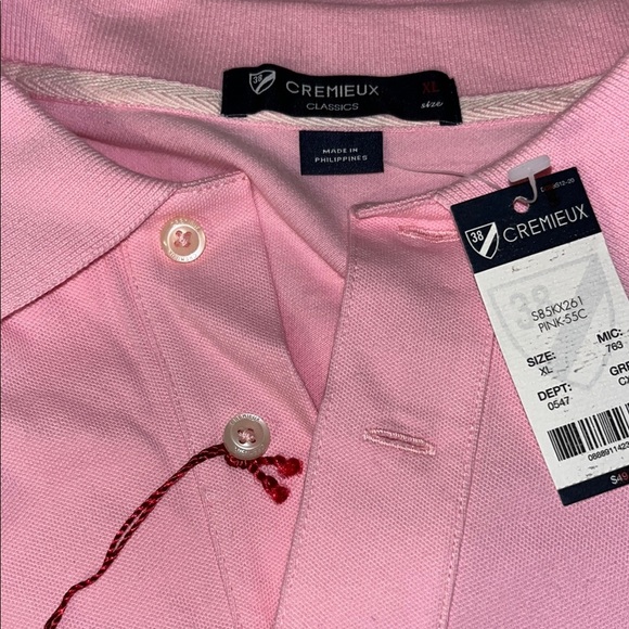 Daniel Cremieux Pink Polo Shirt Casual Essential - Picture 8 of 11